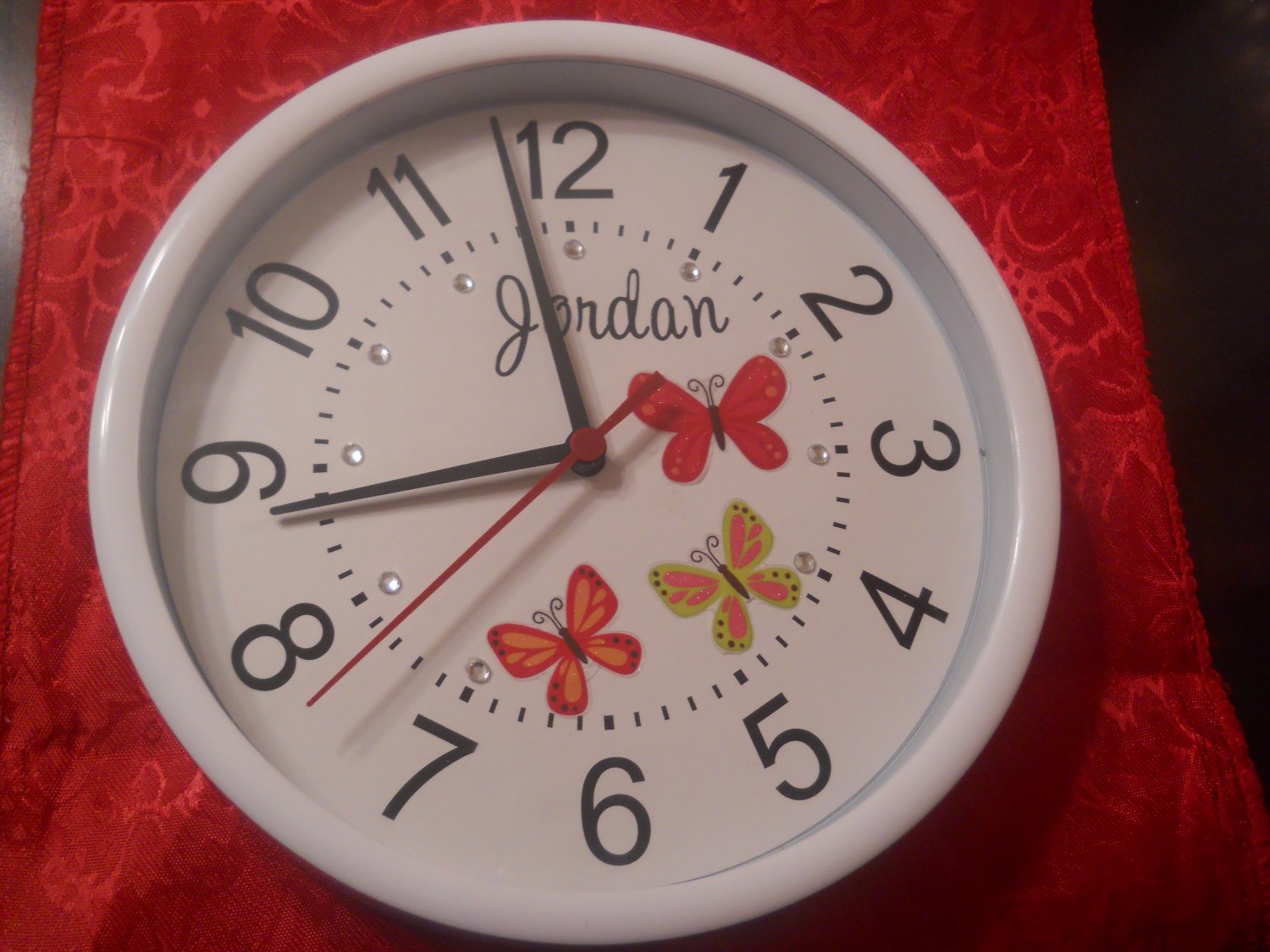 The butterfly designer clock2