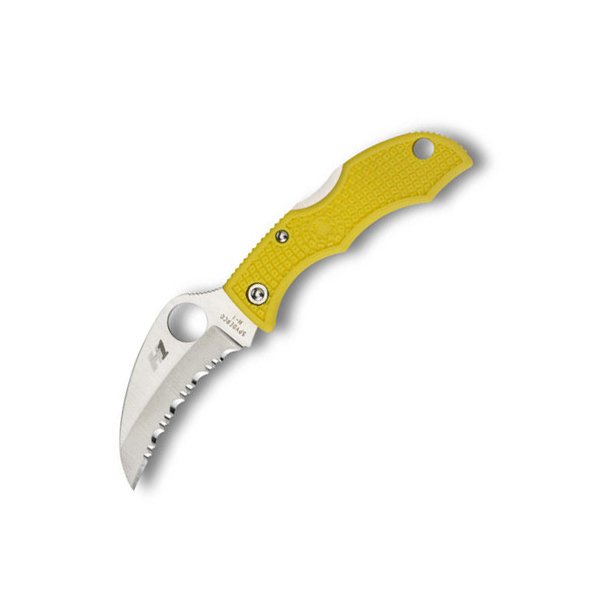 Spyderco Ladybug3 Yellow FRN H-1 Hawkbill LYLS3HB