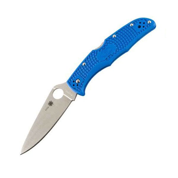 Spyderco Police Endura 4, Blue FRN Handle, Plain C10FPBL