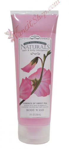 Bath & Body Indulgence BODY WASH Essence of Sweet Pea 8fl oz (236 mL)