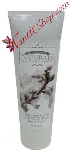 Bath & Body Indulgence BODY WASH White Cherry Blossom 8fl oz (236 mL)
