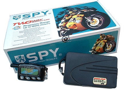 Motorcycle Alarm w/LCD Pager & Microwave Proximity Sensor