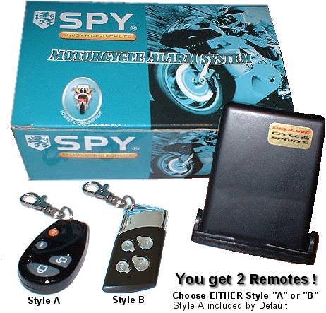 Motorcycle Alarm with 2 Remotes - Priority Mail shipping