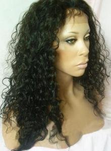 18" FULL LACE INDIAN REMY WIG ANY TEXTURE