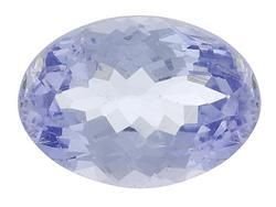 PURPLISH BLUE TANZANITE OVAL CUT GEMSTONE 4x3mm - FREE SHIPPING