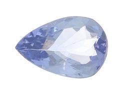 PURPLISH BLUE TANZANITE PEAR SHAPE GEMSTONE 3x2mm - FREE SHIPPING