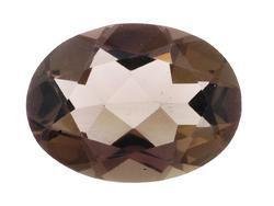 SMOKEY QUARTZ OVAL CUT GEMSTONE 26x20mm - FREE SHIPPING