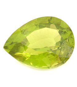 PERIDOT PEAR SHAPE GEMSTONE 5x3mm - FREE SHIPPING