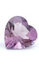 AMETHYST HEART CUT GEMSTONE 5mm - FREE SHIPPING