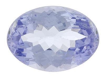 PURPLISH BLUE TANZANITE OVAL CUT GEMSTONE 5x3mm - FREE SHIPPING