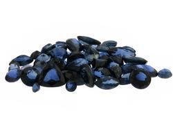 4 BLUE SAPPHIRE ROUND CUT GEMSTONES 1-2mm - FREE SHIPPING