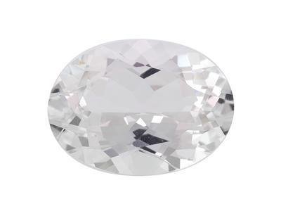 WHITE TOPAZ OVAL CUT GEMSTONE 5x3mm - FREE SHIPPING