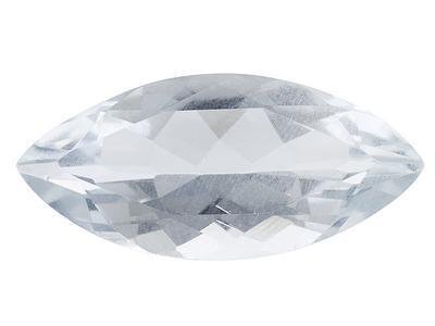 WHITE TOPAZ MARQUISE CUT GEMSTONE 4x2mm - FREE SHIPPING