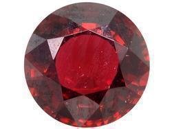 RED-PINK GARNET ROUND CUT GEMSTONE 4mm - FREE SHIPPING