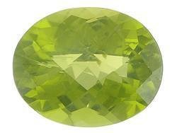 PERIDOT OVAL CUT GEMSTONE 6x4mm - FREE SHIPPING