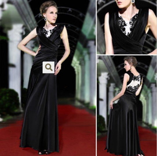 free shipping for EMS Evening dress dinner dress party dress payty dress show