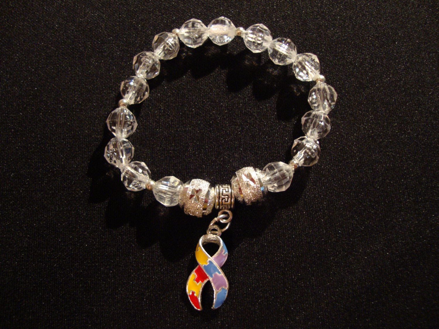Clear Autism bracelet