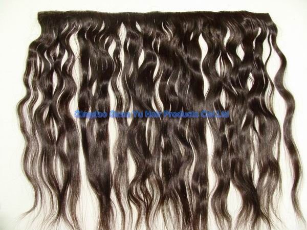 18" 100% Brizilian water wave human skinweft
