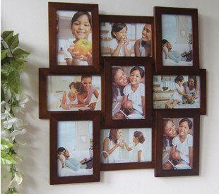wooden photo frame HOME DECOR 9 pcs 7 inch picture