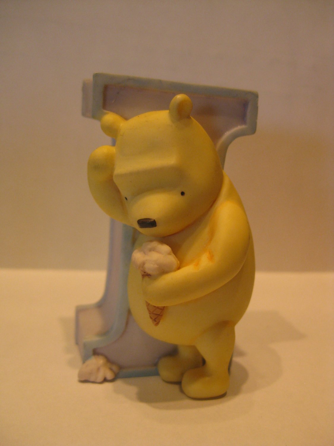 Letter "I" Ice cream resin figure