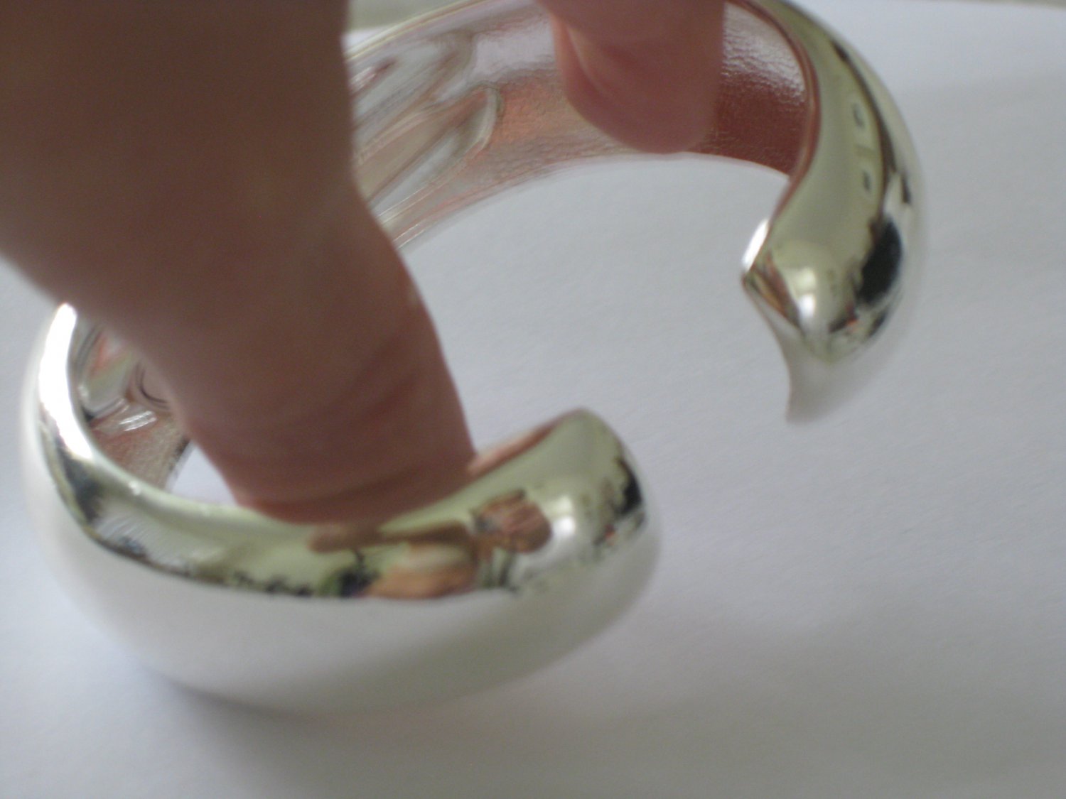 Silver bangle