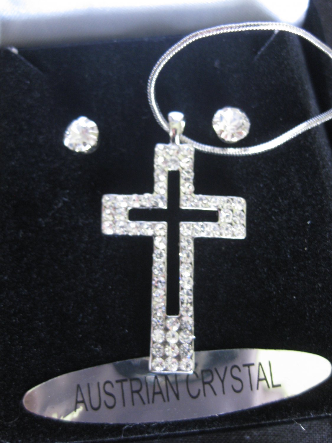 Austrian Crystal cross set II