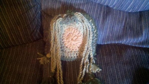 CROCHET MINI BAG TO FIT MAKE UP OR LITTLE ODDS AND ENDS