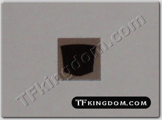 Transformers G1 Decepticon Heat Rub Symbol Sticker