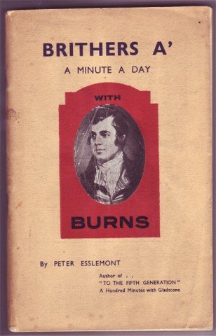 BRITHERS A' A MINUTE A DAY WITH ROBERT BURNS PB 1950