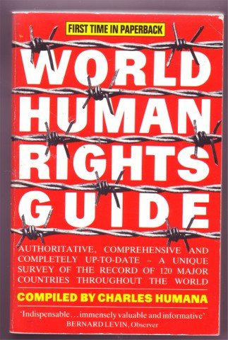 WORLD HUMAN RIGHTS GUIDE HUMANA 1987 PB BOOK 40 Q&As