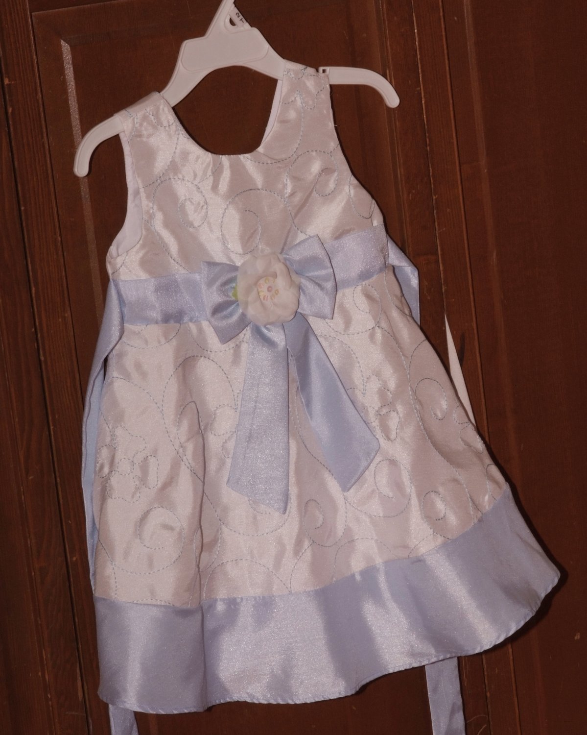 Light Blue & White Dress size 2T