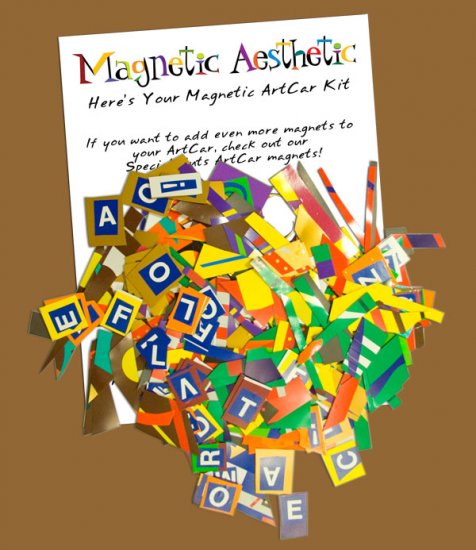 Large Car ArtCar Kit - With Letters