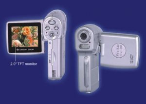Digital Camcorder, MMC, SD slot, 12.0Mega pixel, USB1.1, TV OUT