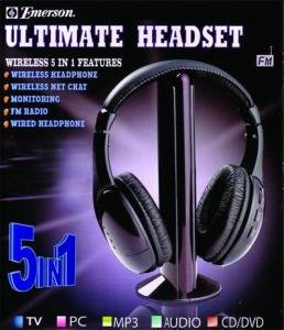 Emerson 5 N 1 Wireless Headphone Retail