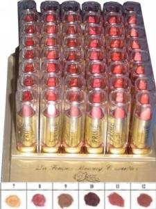La Femme Gold Cap Lipstick Tray 2