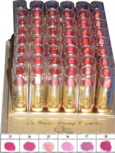 La Femme Gold Cap Lipstick Tray 3