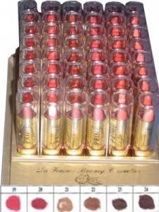 La Femme Gold Cap Lipstick Tray 4