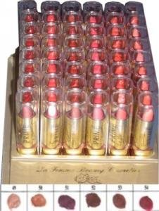 La Femme Gold Cap Lipstick Tray 8