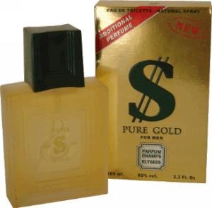 $ Pure Gold 100ml Mens Perfume