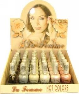 La Femme Hot Color Nail Polish Tray #3