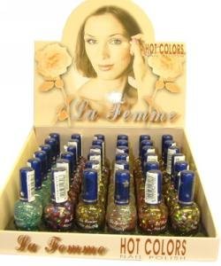 La Femme Hot Color Nail Polish Tray #5