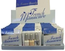 La Femme French Manicure Blue Set