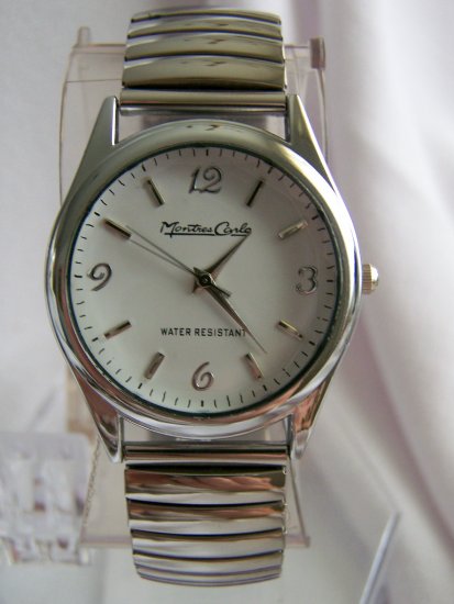 Men watch w/white face