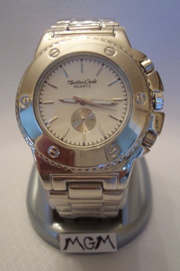 Men watch w/white face