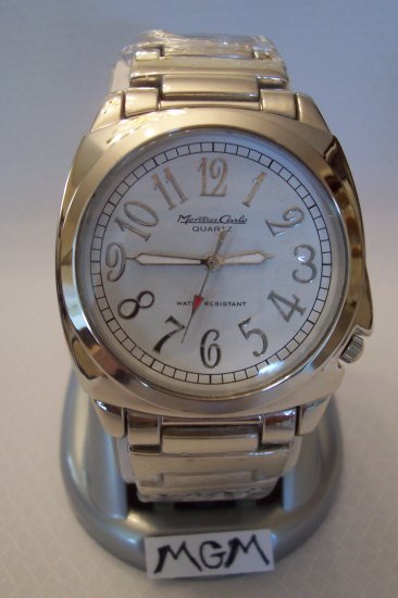 Men watch w/white face