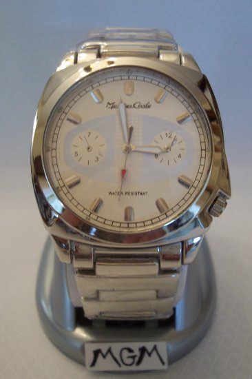 Men watch w/white face