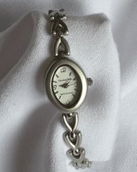 Women's Silver Tone Bracelet Watch