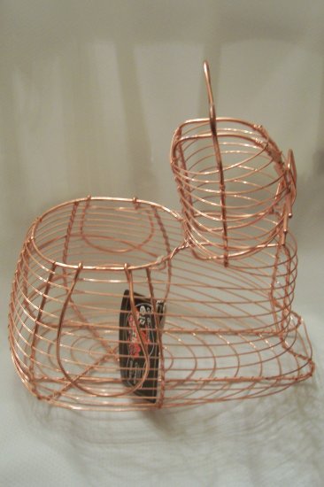 Authentic Dutch Design - Copper/Brass Egg Basket