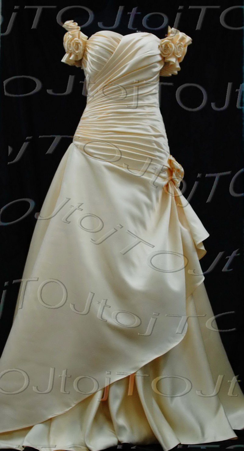 Strapless mermaid evening dress-CH0512