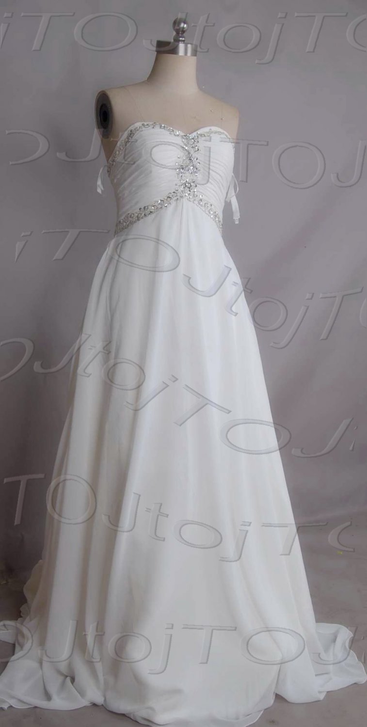 Sweet heart A-line wedding gown-DWG0871